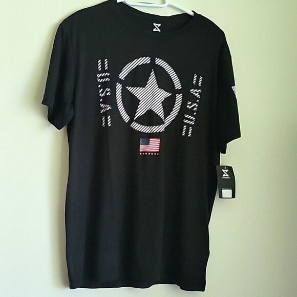 Striker man t- shirt this american flag print - Picture 1 of 9